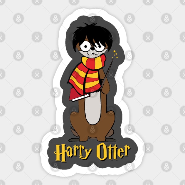 Harry Otter Sticker by TheFlying6